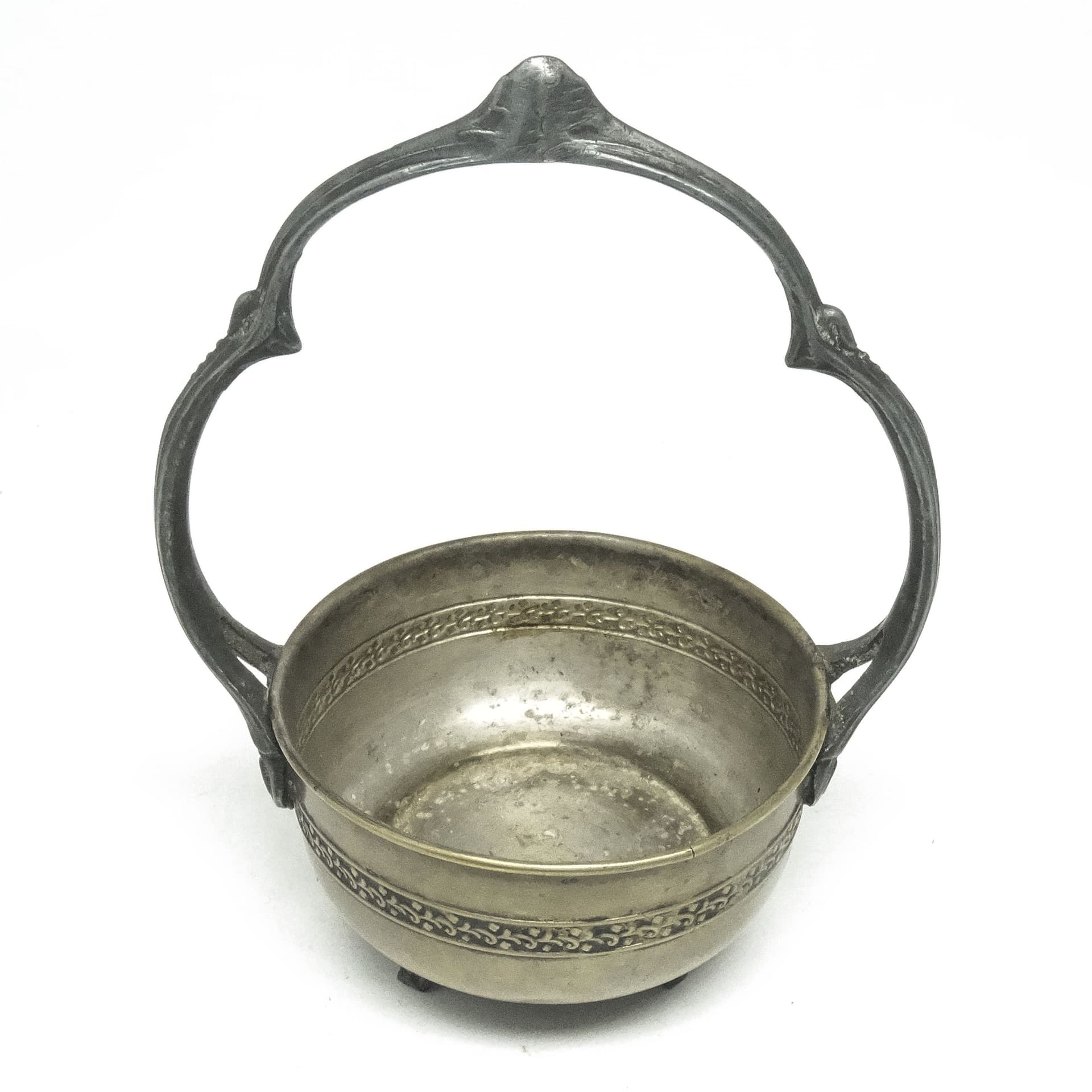 Cukiernica, Eklektyzm, mosiądz srebrzony, cyna, Polska, lata 30. - 189765