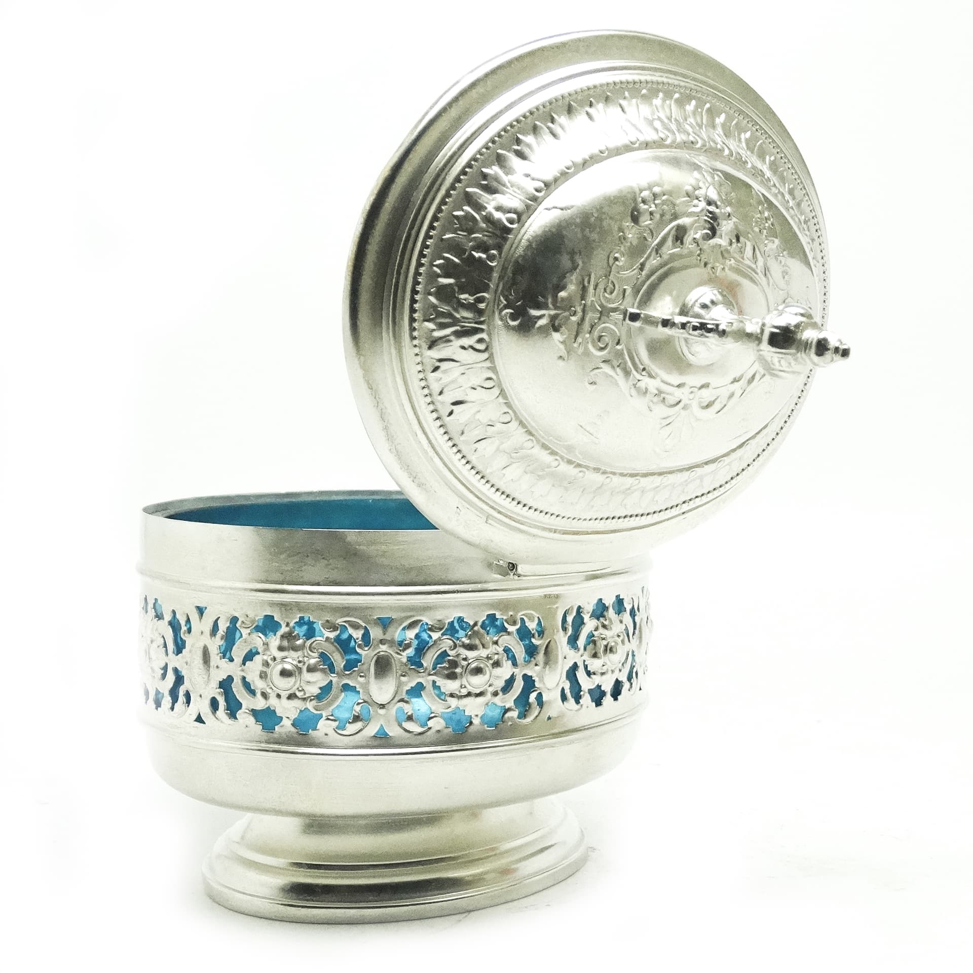 Cukiernica, Eklektyzm, mosiądz srebrzony, WMF, Niemcy, XIX w. - 189785