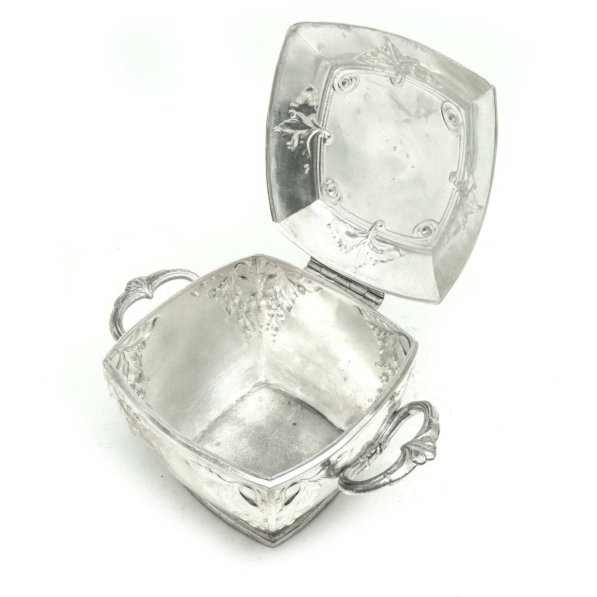 Cukiernica, Secesja, mosiądz srebrzony, Bracia Buch, Polska, pocz. XX w. - 189862