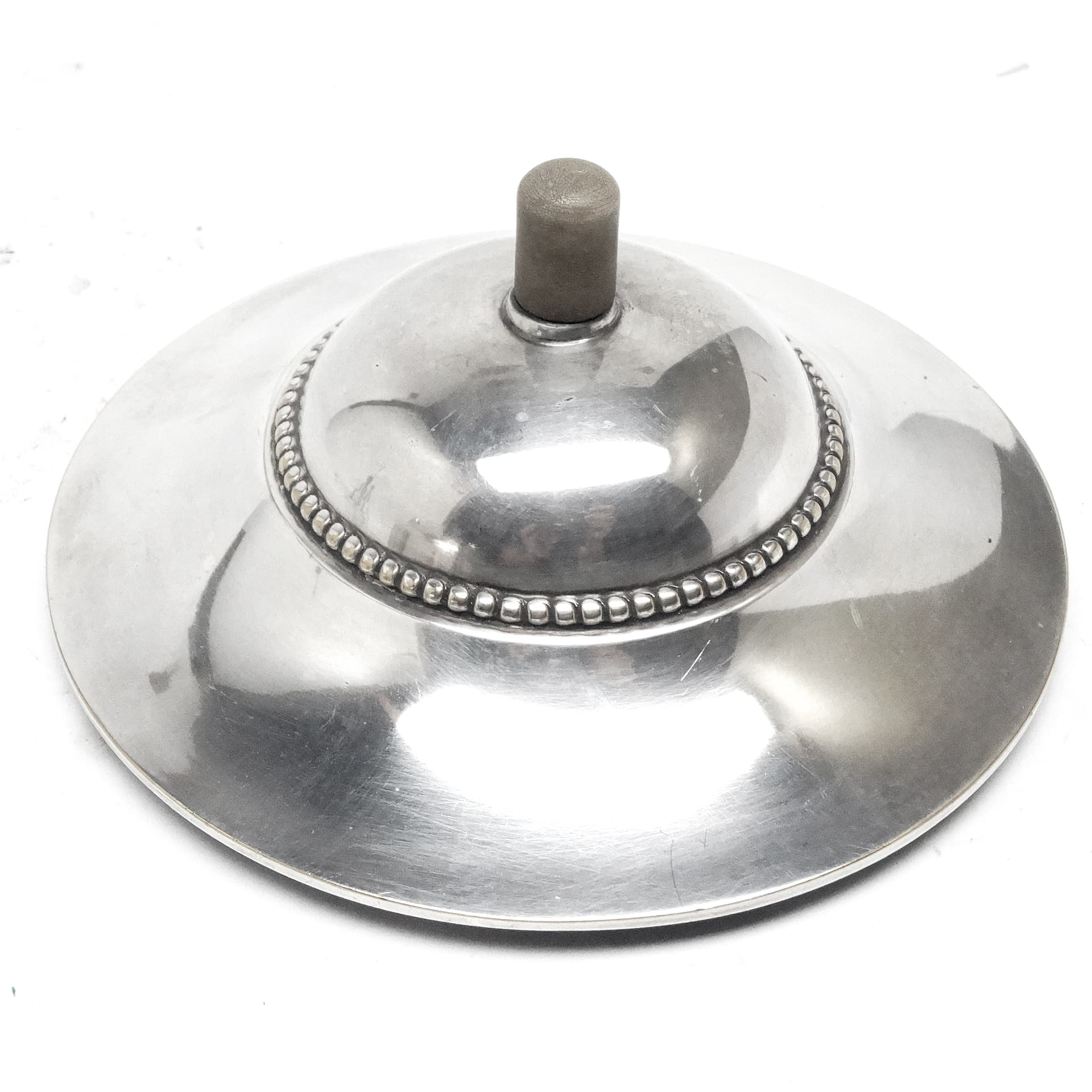 Cukiernica Art Deco, mosiądz srebrzony, Niemcy, lata 30. - 189924