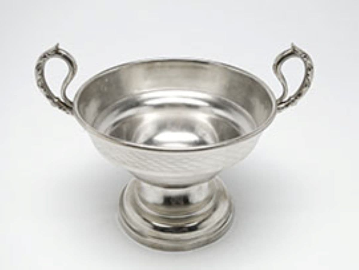 Cukiernica secesja, mosiądz srebrzony, Plewkiewicz, Polska, początek XX w. - 189948