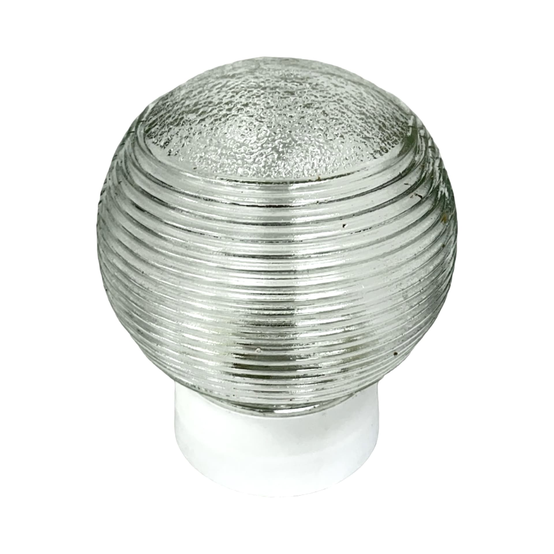 Kinkiet ścienny, transparentny, szkło, Polska, lata 70. - 190011