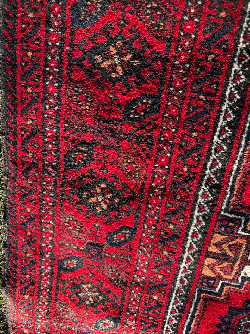 Rug Beluch 230x105 cm, red wool, Iran, 1980s. - 190072