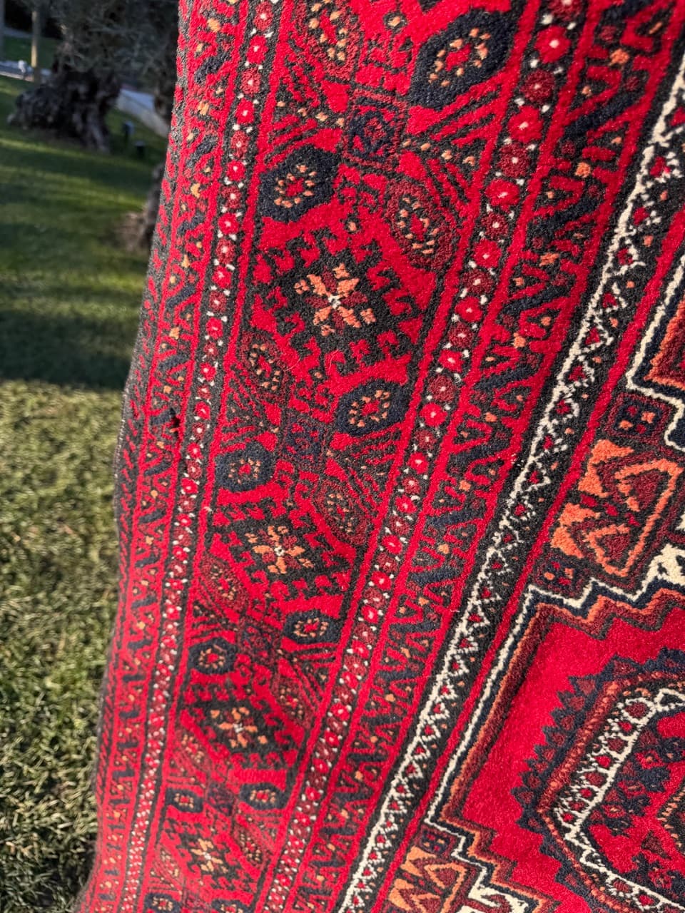 Rug Beluch 230x105 cm, red wool, Iran, 1980s. - 190065