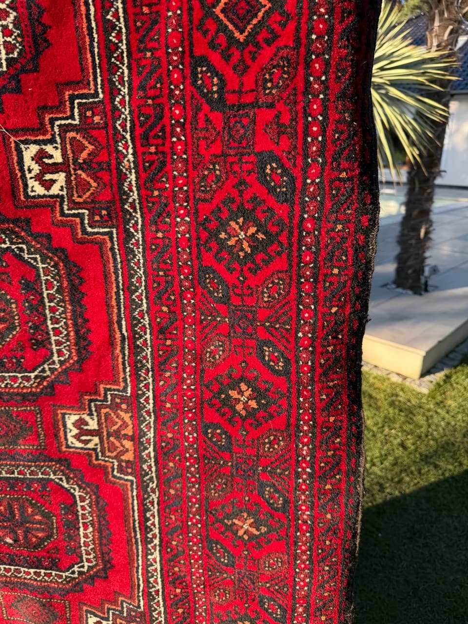 Rug Beluch 230x105 cm, red wool, Iran, 1980s. - 190061