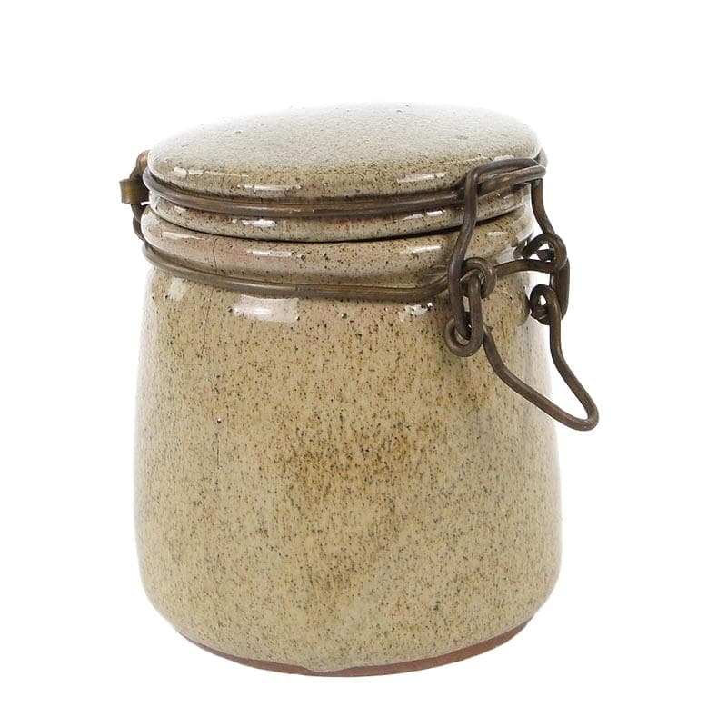 Tea container, beige, ceramics, Germany, 1960s. - 193055