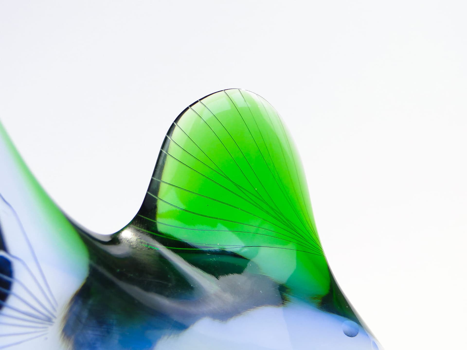 Rzeźba ryba, multikolor, kryształ, proj. J. Rozinek & S. Honzik, Czechosłowacja, lata 60. - 190202