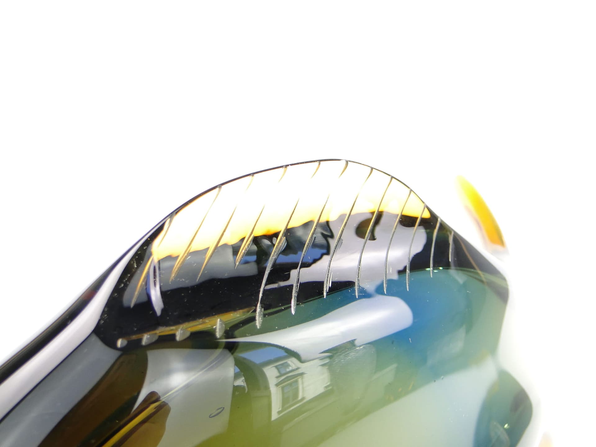 Rzeźba ryba, multicolor szkło kryształowe, proj. J. Rozinek, S. Honzik, Czechosłowacja, lata 60. - 190228