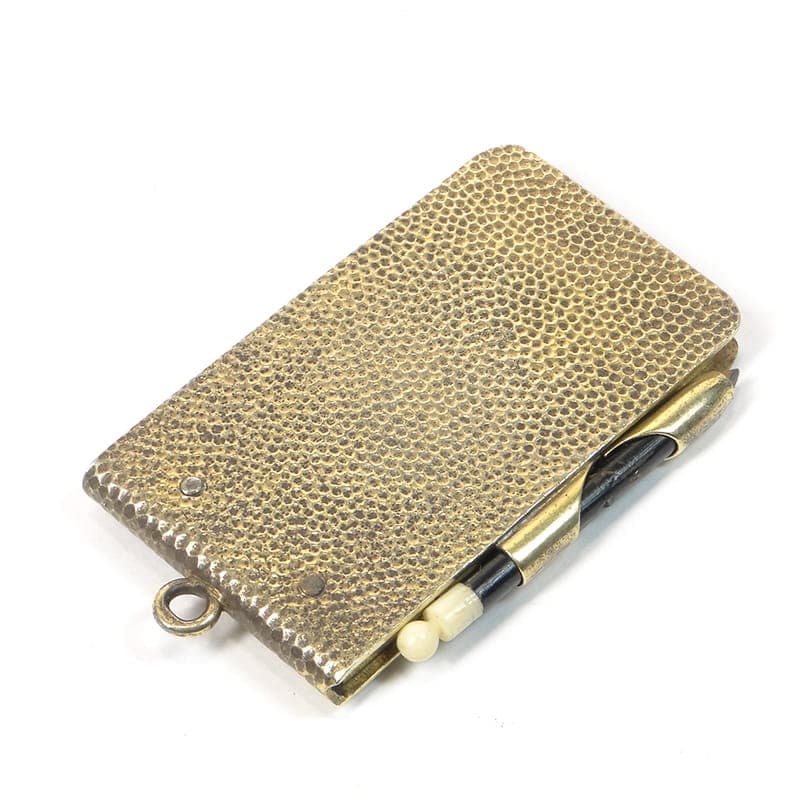 Karnecik balowy, złocony srebro, kość słoniowa, XIX wiek - 190293