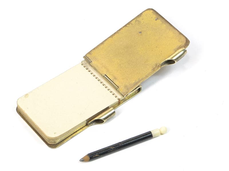 Karnecik balowy, złocony srebro, kość słoniowa, XIX wiek - 190289