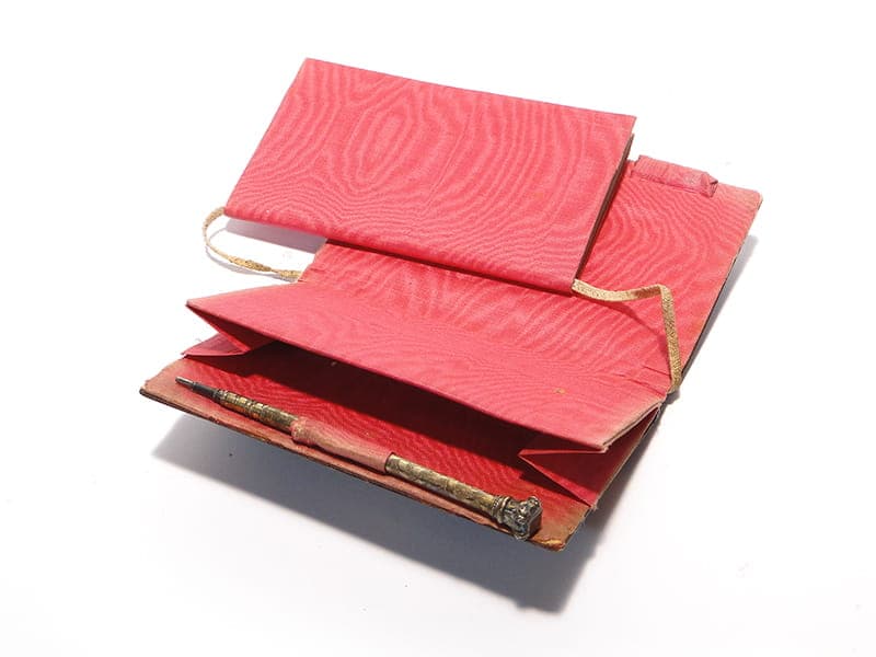 Notebook, Neo-Baroque, dark brown tortoiseshell, Italy, 19th c. - 190313