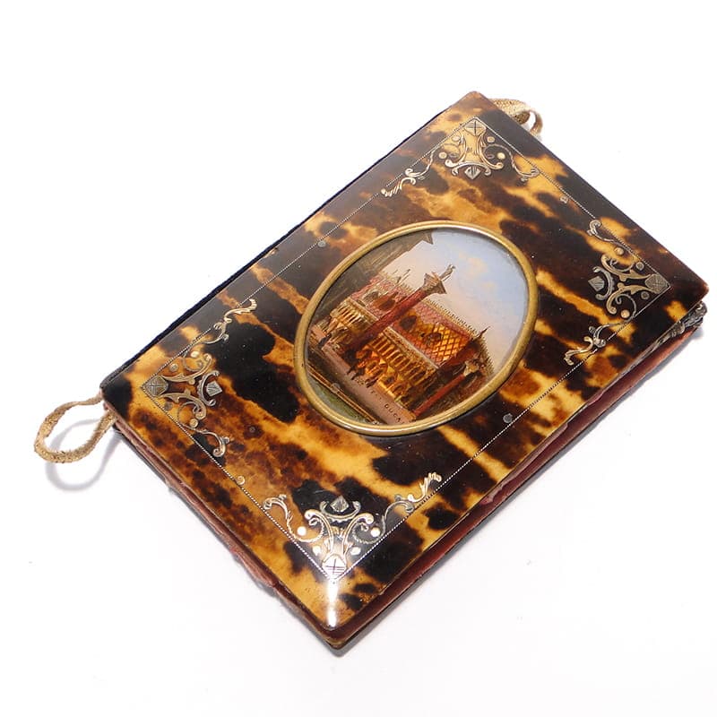 Notebook, Neo-Baroque, dark brown tortoiseshell, Italy, 19th c. - 190311