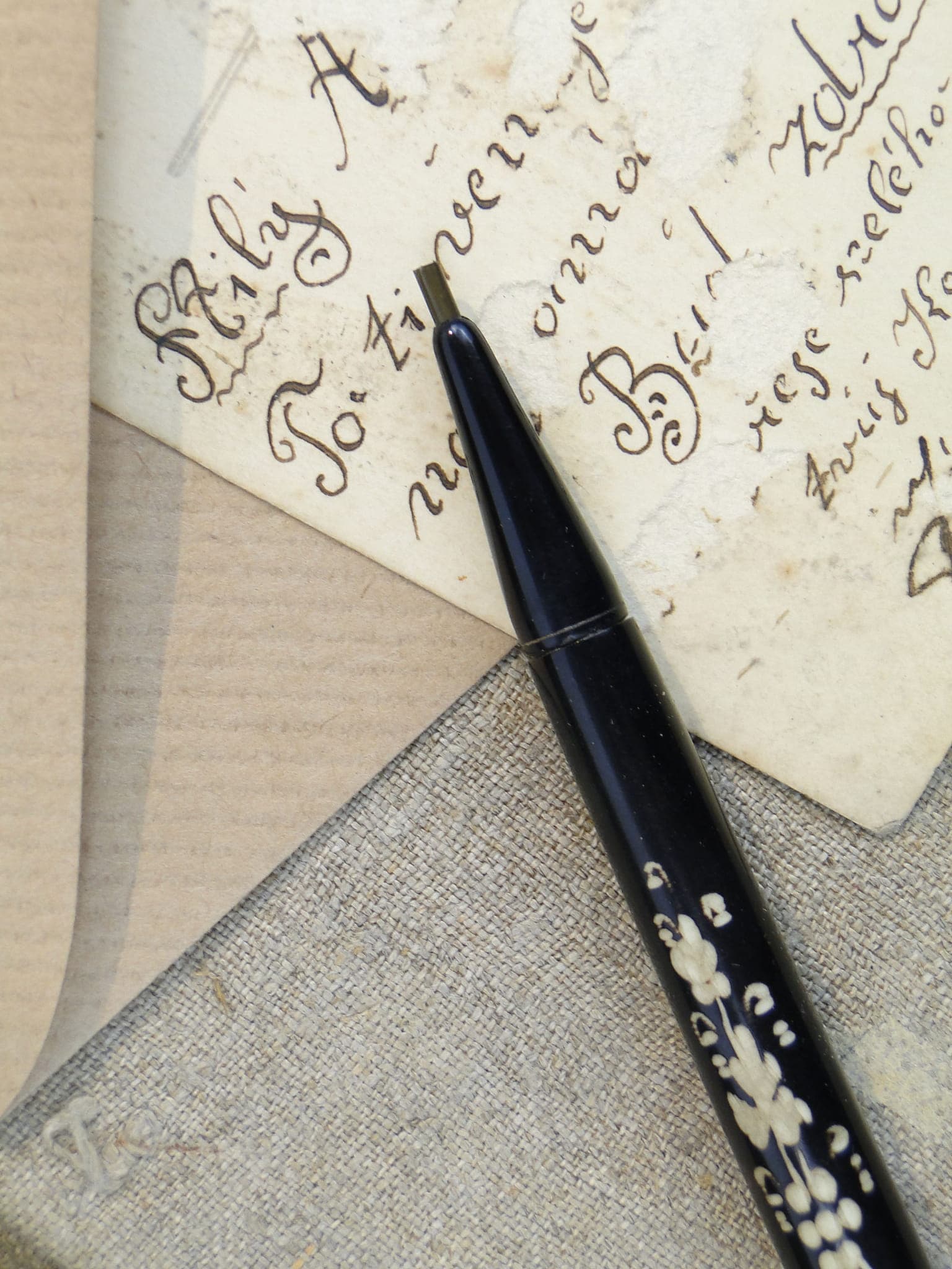 Mechanical Pencil Art Deco, black Bakelite, Austria, 1920s - 190342