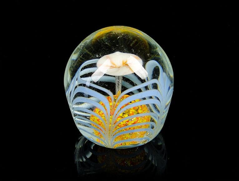 Paperweight, Art Nouveau, multicolor, crystal, Czech Republic, early 20th c. - 190344