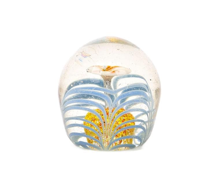 Paperweight, Art Nouveau, multicolor, crystal, Czech Republic, early 20th c.