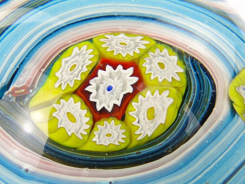 Paperweight Murano, millefiori, multicolor glass, Italy, early 20th c. - 190351