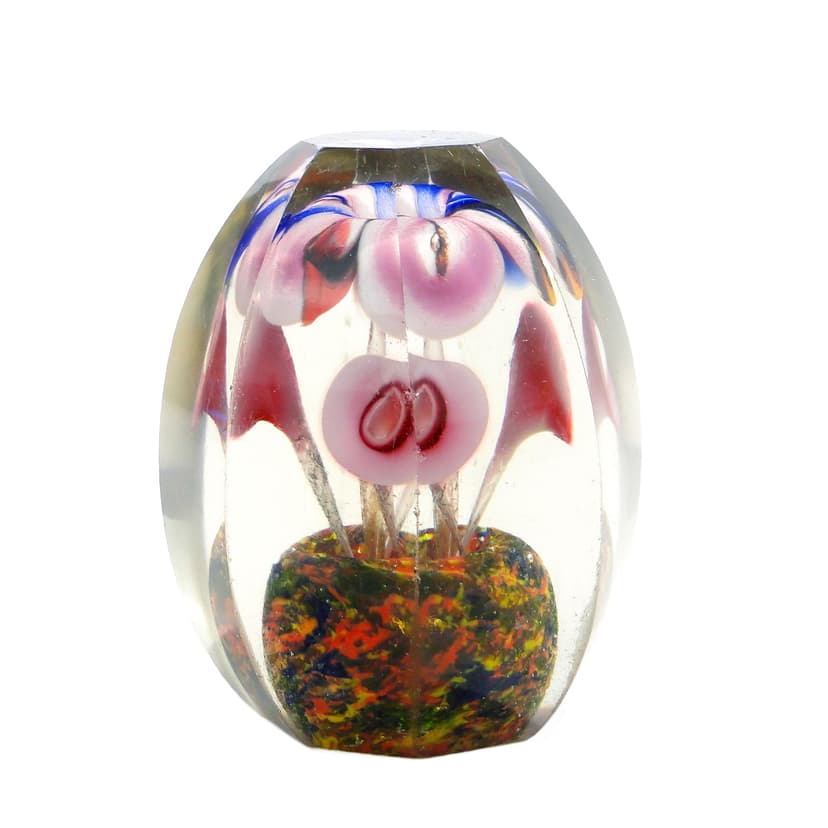 Przycisk do papieru, kryształ transparentny, Austria, początek XX w.