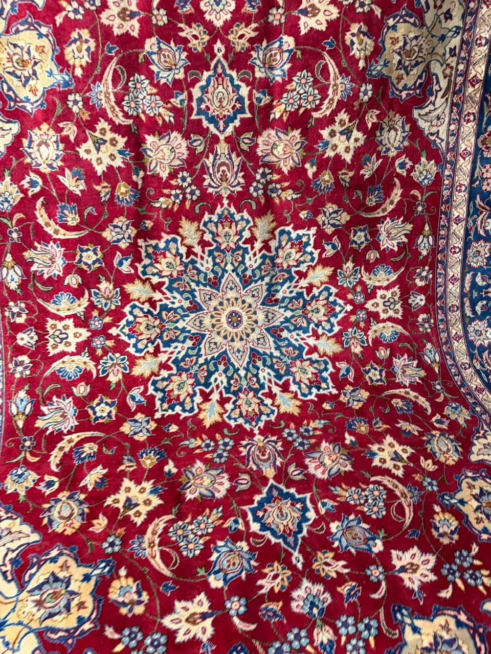 Rug Keshan 380x270 cm, red, wool, Iran - 190392