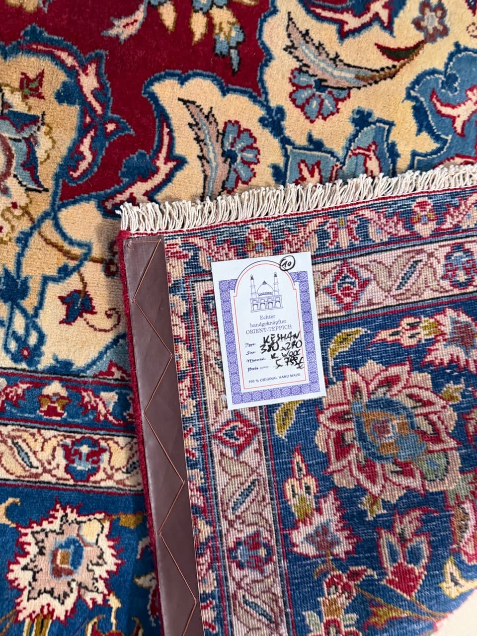 Rug Keshan 380x270 cm, red, wool, Iran - 190381