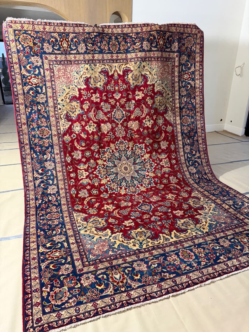 Rug Keshan 380x270 cm, red, wool, Iran - 190384