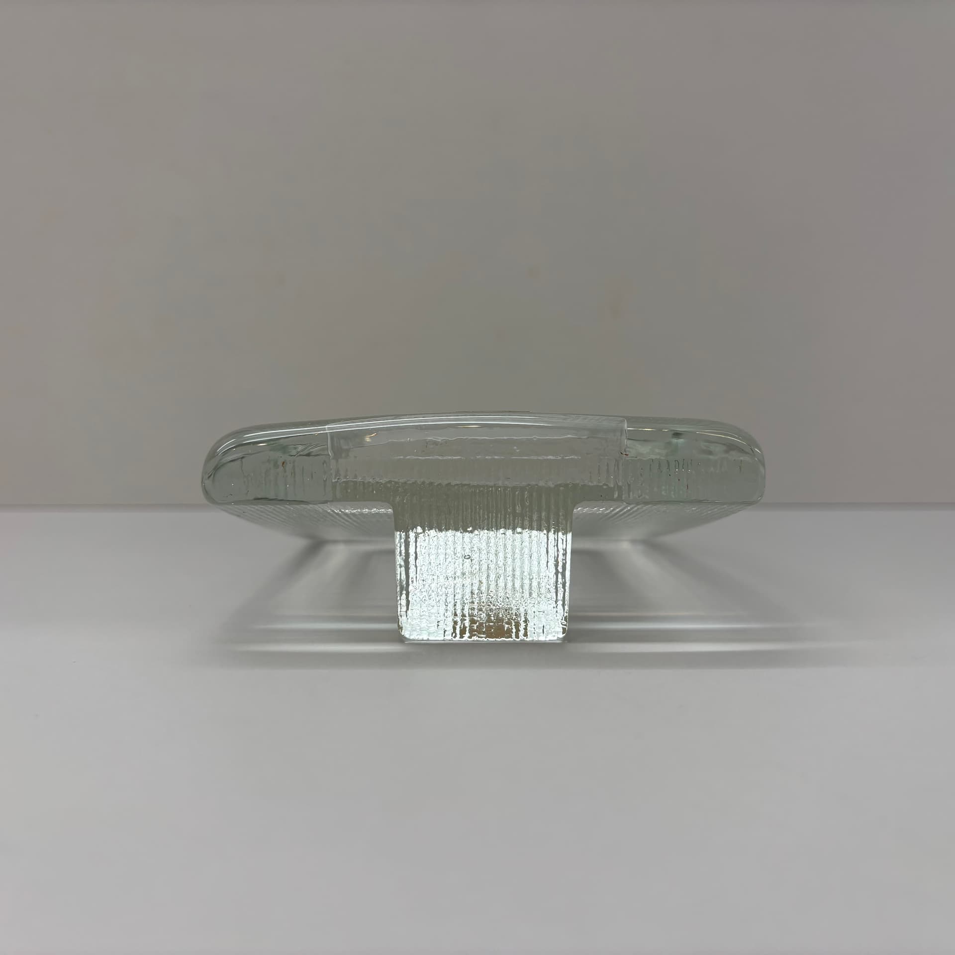 Photo frame, Wiesenthalhutte, transparent glass, Germany, 1970s. - 190429