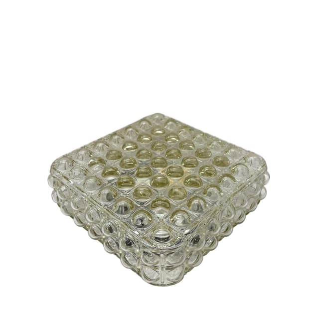 Plafon Bubble, szkło transparentne, Dania, lata 70. - WYMIARY