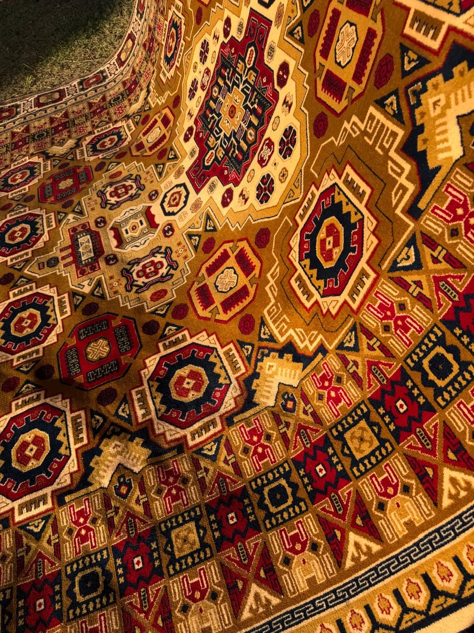Persian Rug 400x300 cm, multicolor wool, Mongolia - 190521