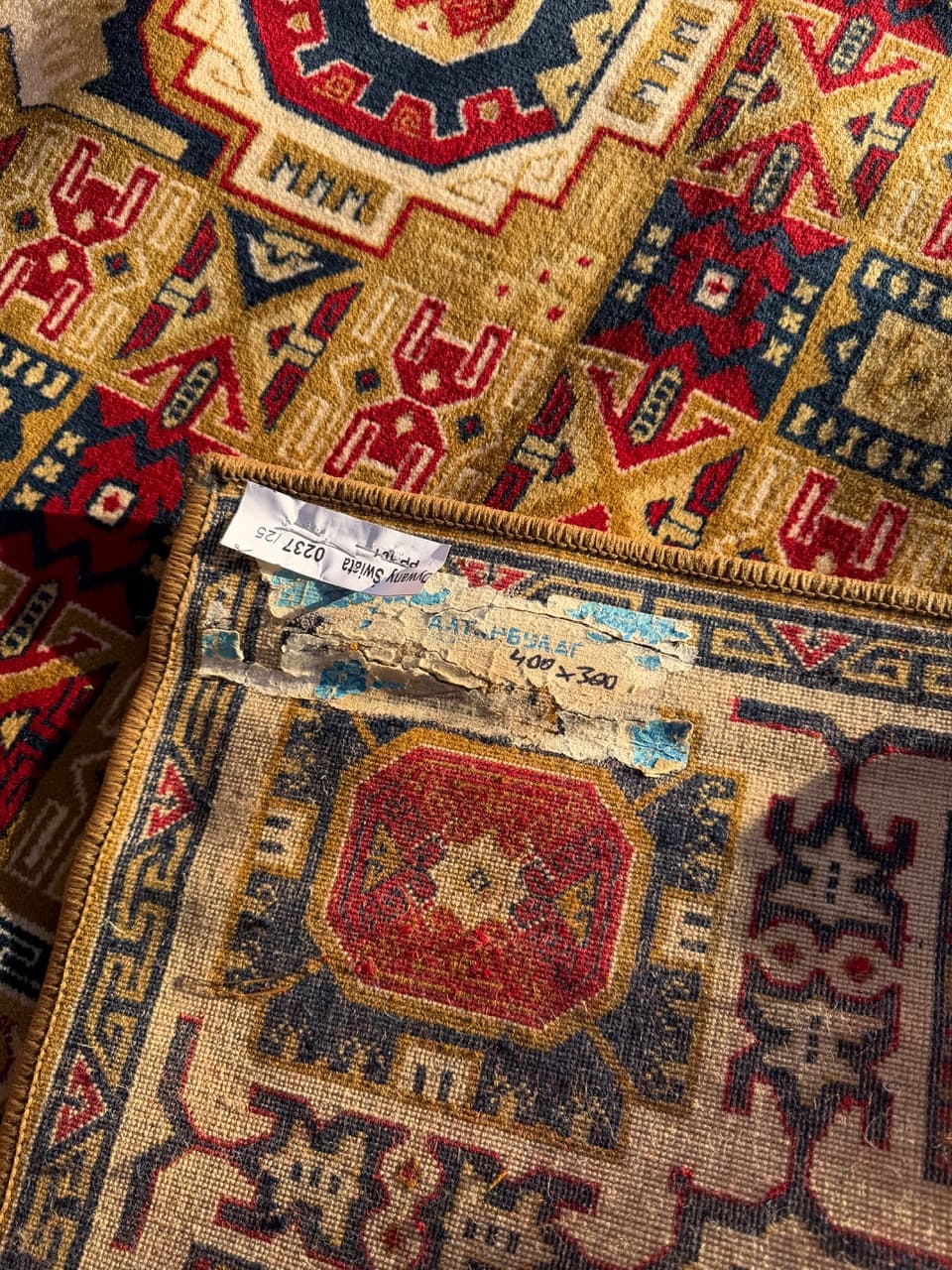 Persian Rug 400x300 cm, multicolor wool, Mongolia - 190517