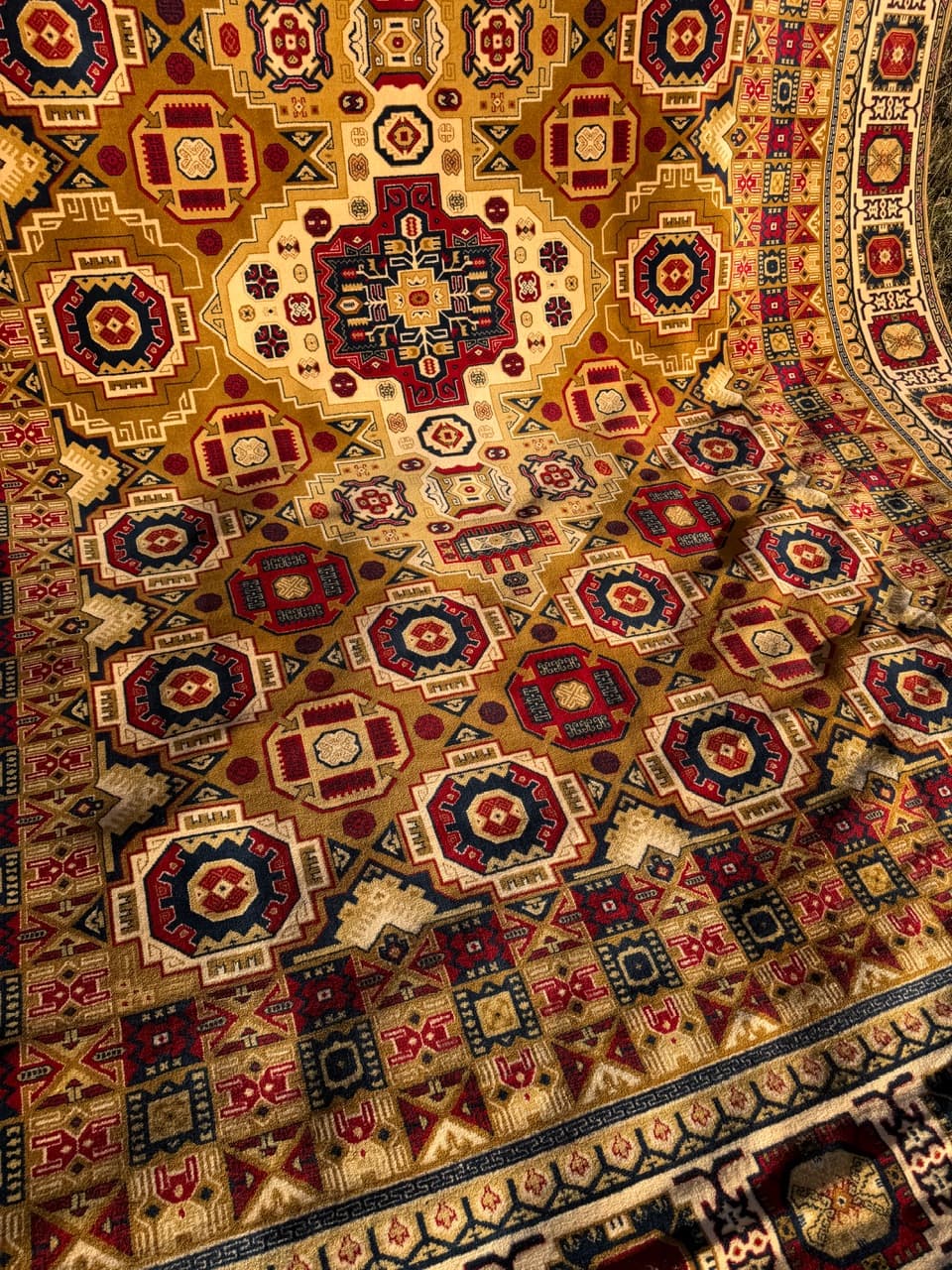 Persian Rug 400x300 cm, multicolor wool, Mongolia - 190516