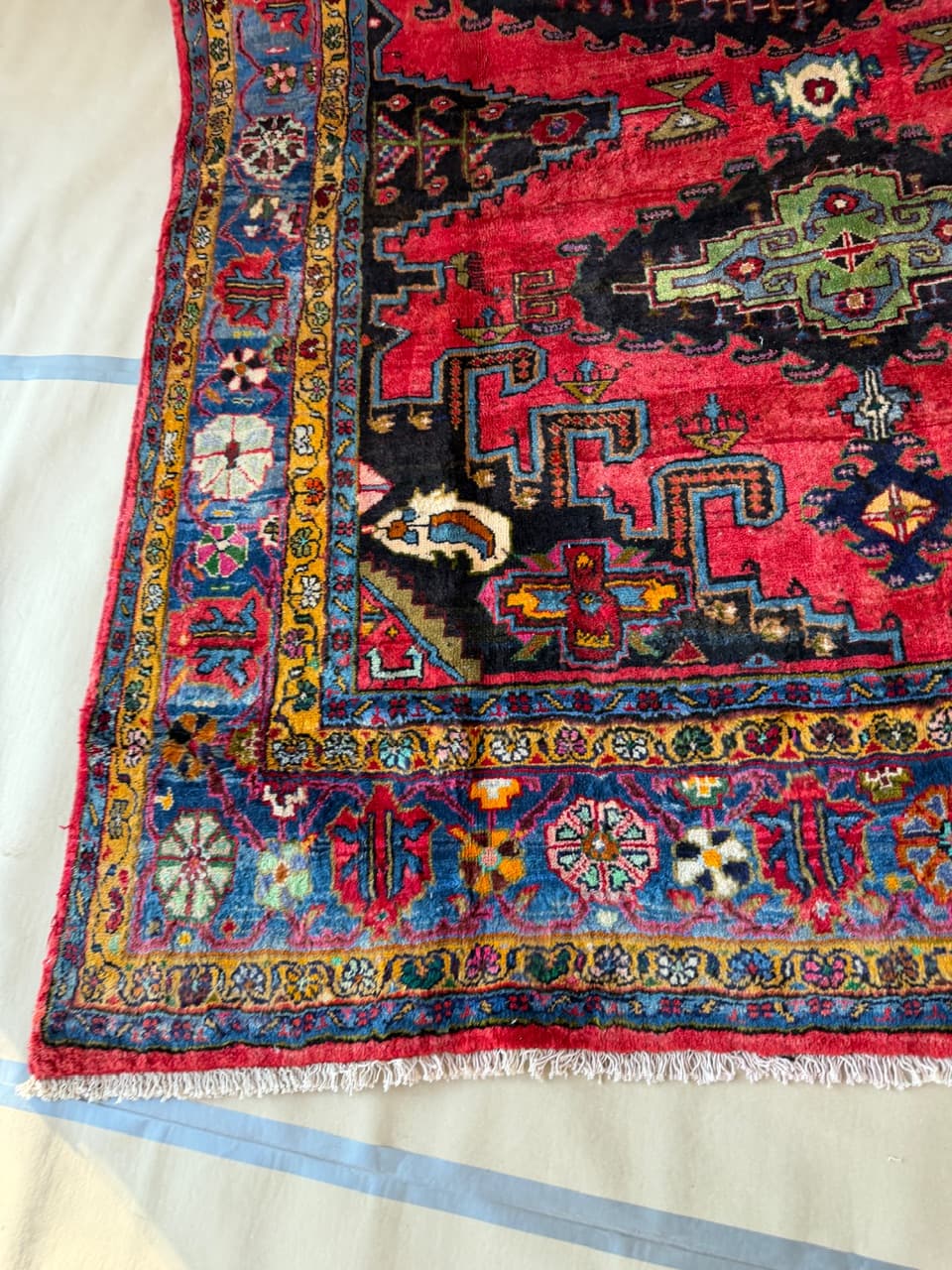 Nowy Dywan Vintage Kaszmirowy Perski Iran Wiss 390x210 - 190800