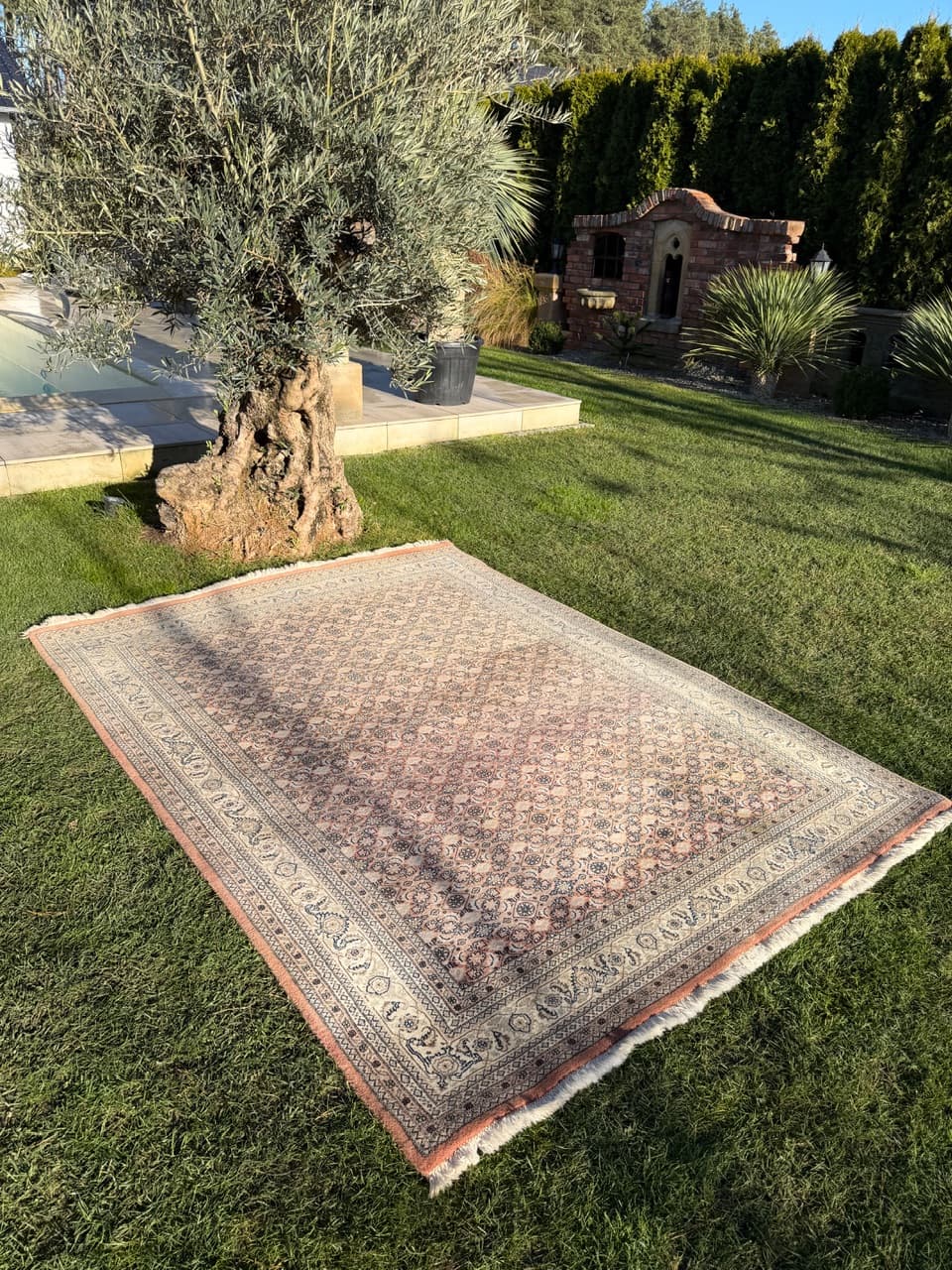 Dywan Indo Bidjar 260x200 cm, multikolor, wełna, Indie - 190870