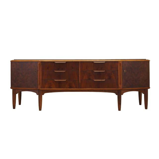 Sideboard, dark walnut, Denmark, 1960s. - DIMENSION