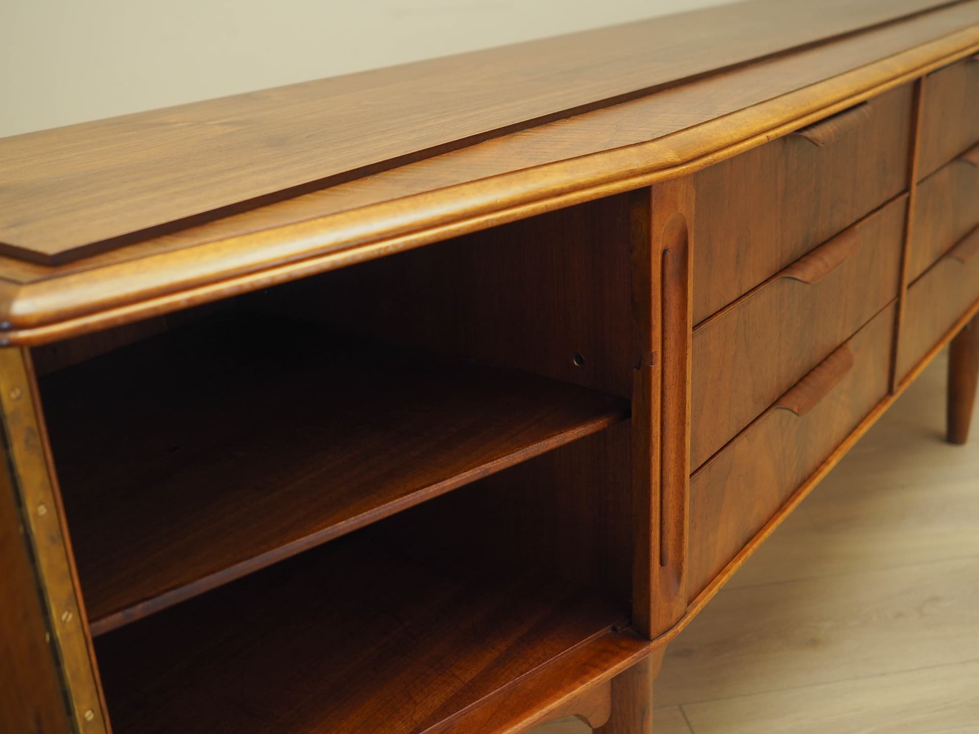 Sideboard, dark walnut, Denmark, 1960s. - 191169