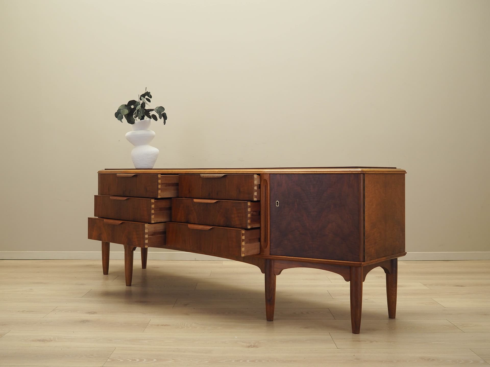Sideboard, dark walnut, Denmark, 1960s. - 191167