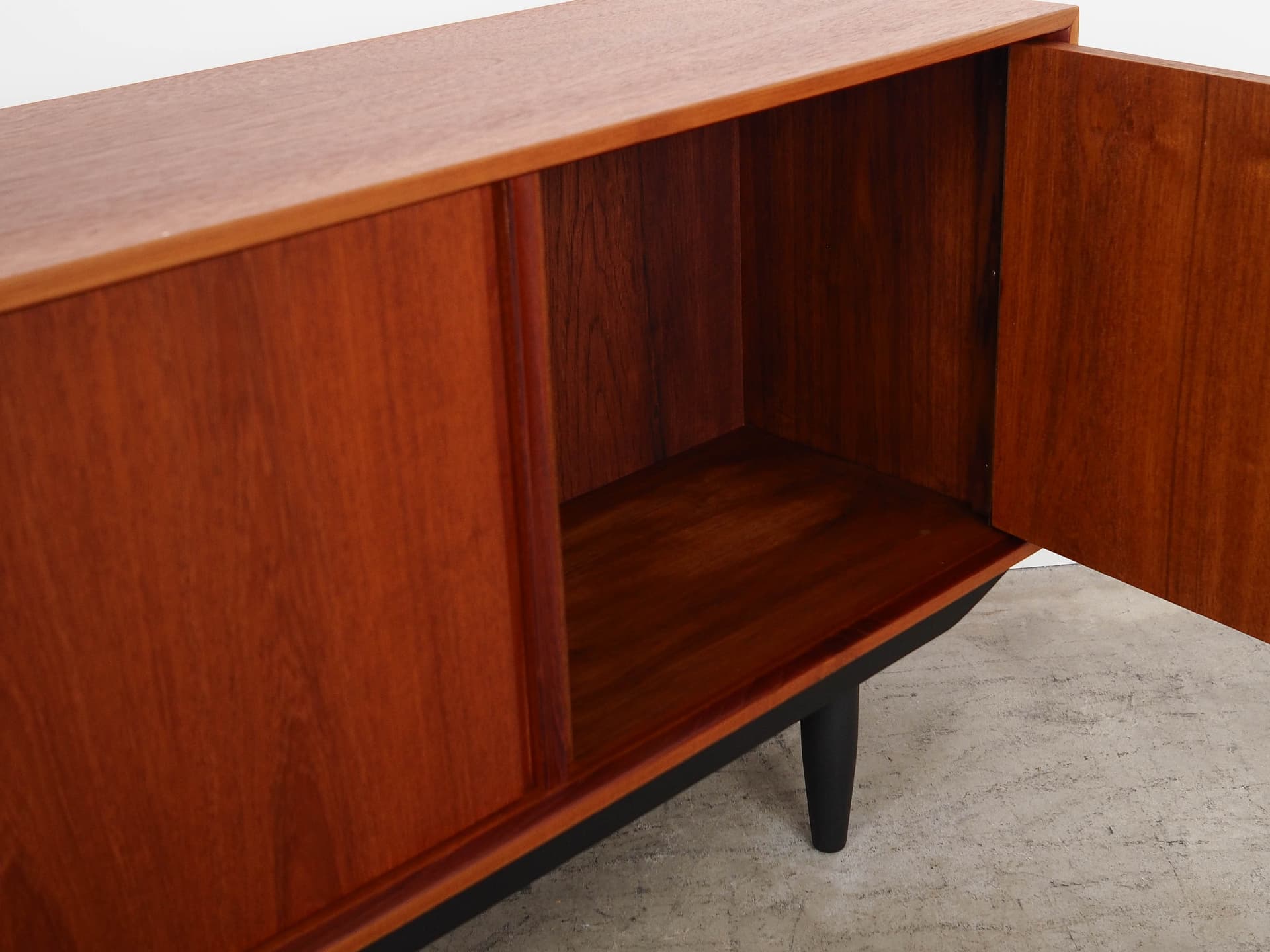 Sideboard, light brown teak, Denmark, 1960s. - 191286