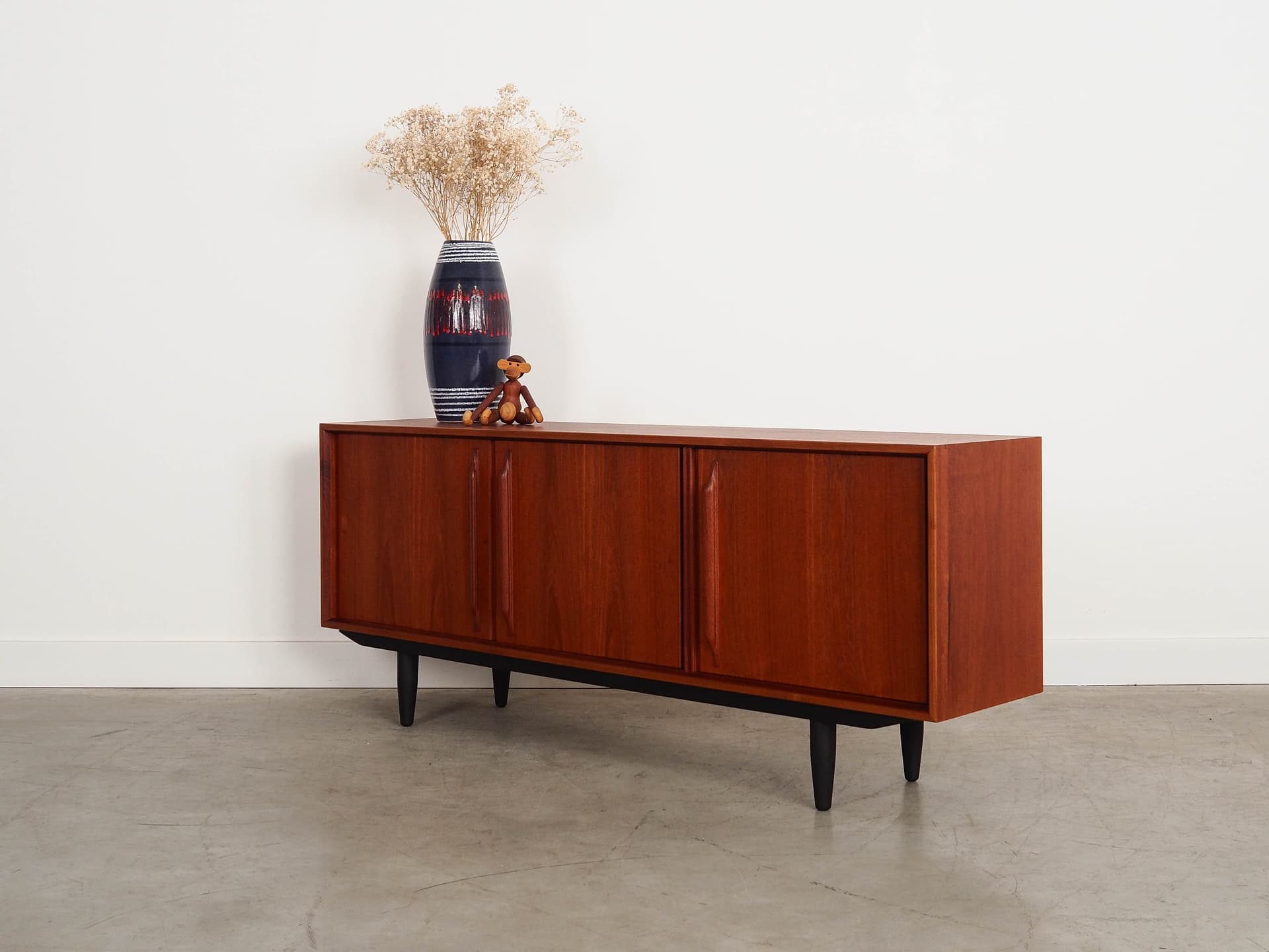 Sideboard, light brown teak, Denmark, 1960s. - 191280