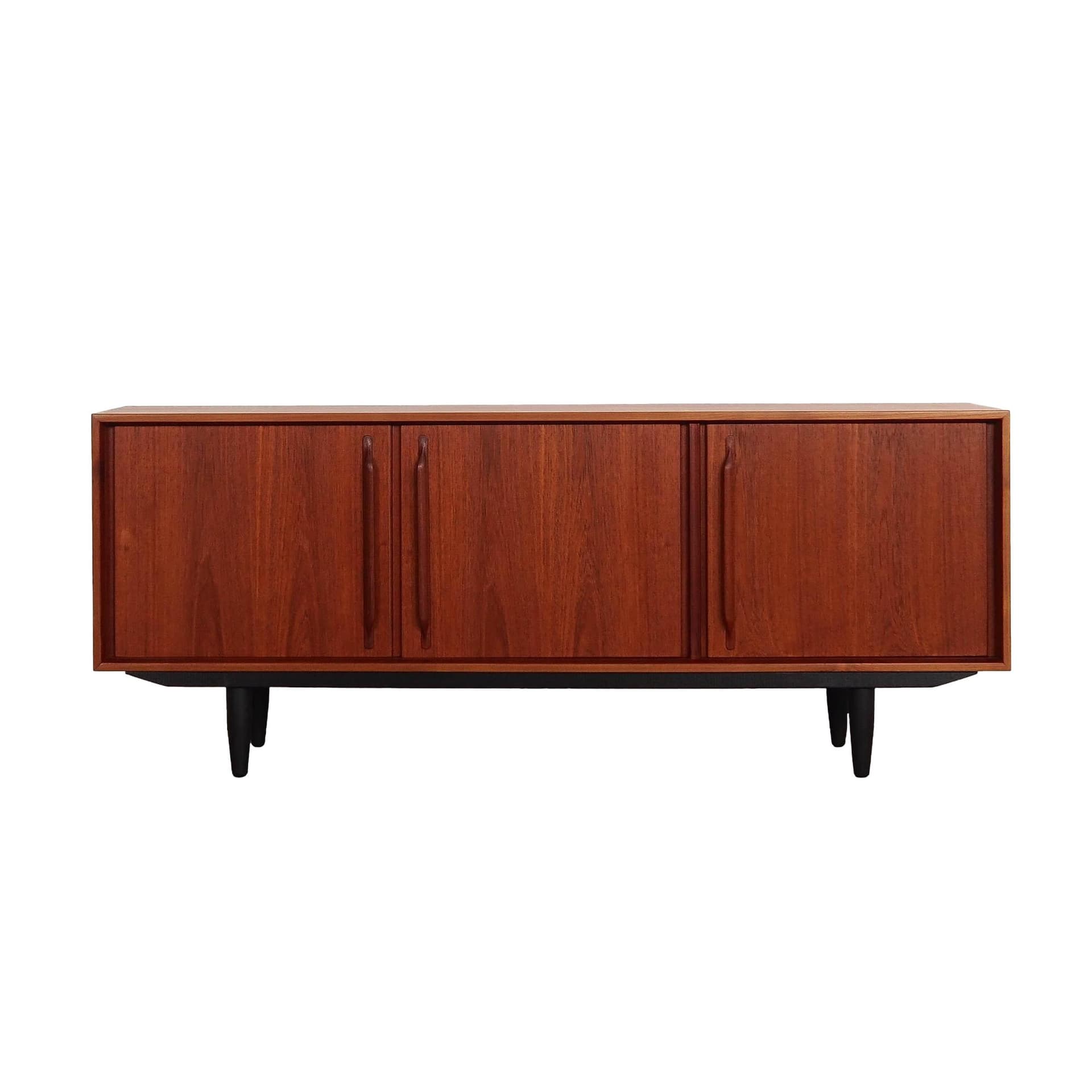 Sideboard, light brown teak, Denmark, 1960s.