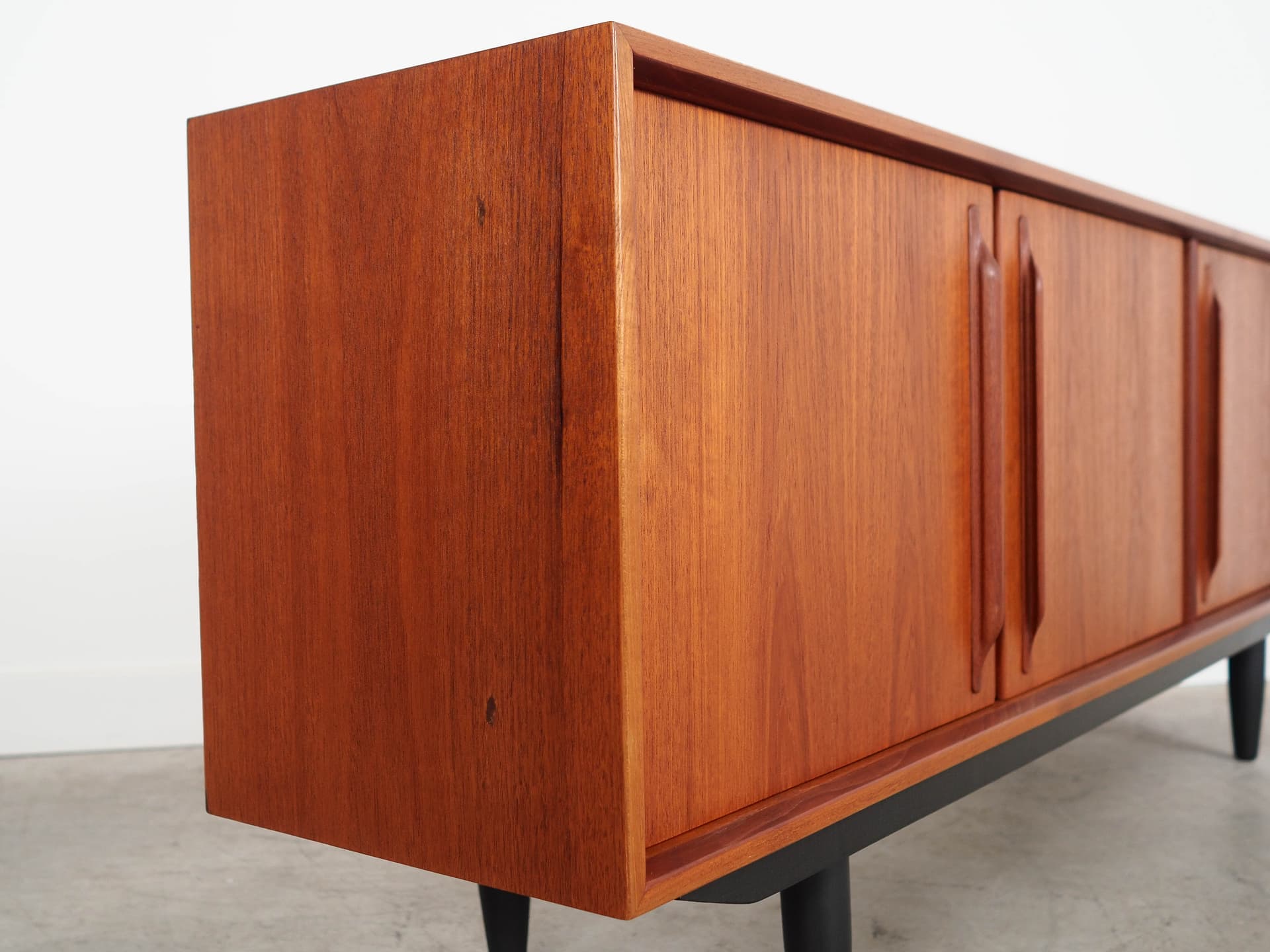 Sideboard, light brown teak, Denmark, 1960s. - 191282