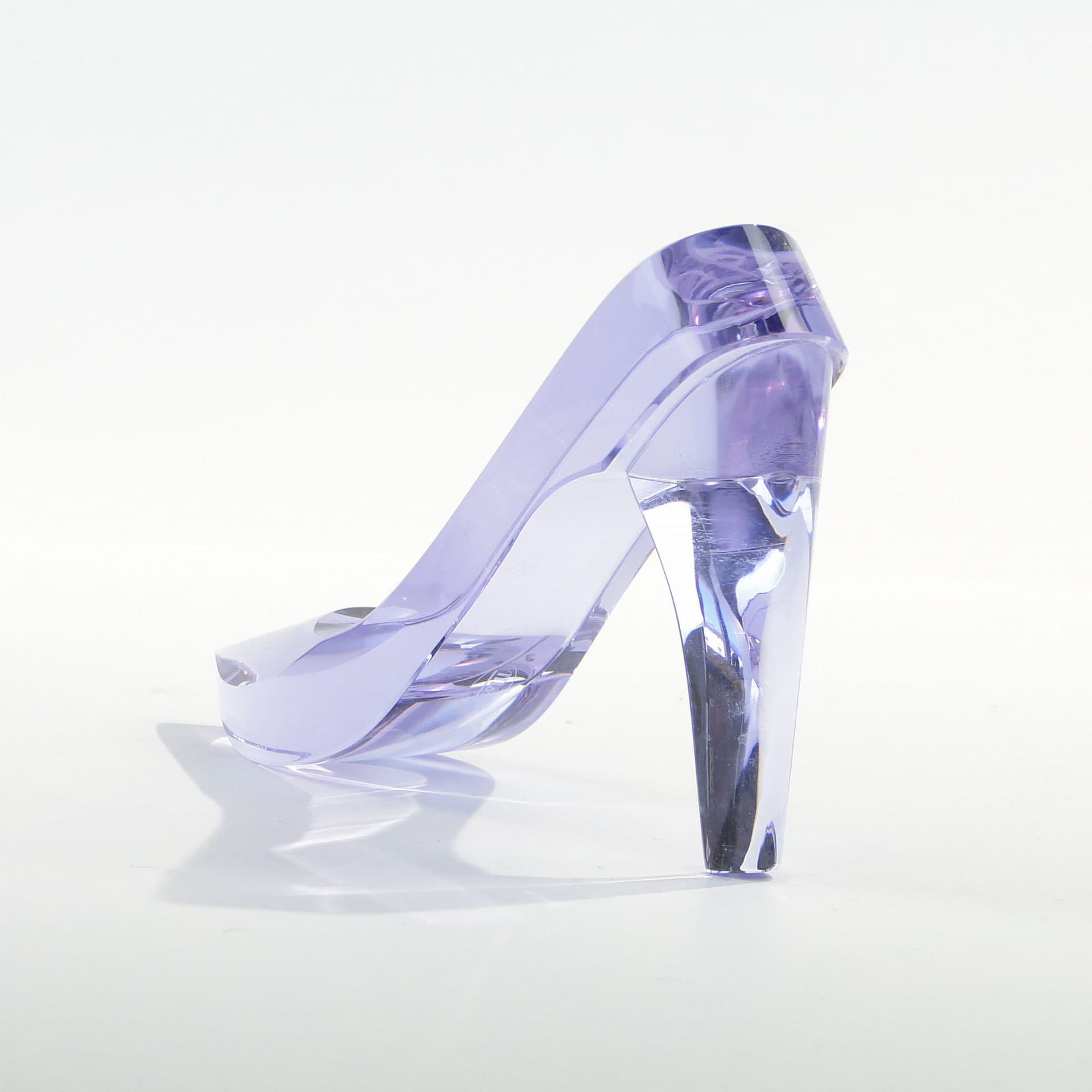 Przycisk do papieru, Art déco, kryształ fioletowy, Moser, Czechosłowacja, lata 30. - 191312