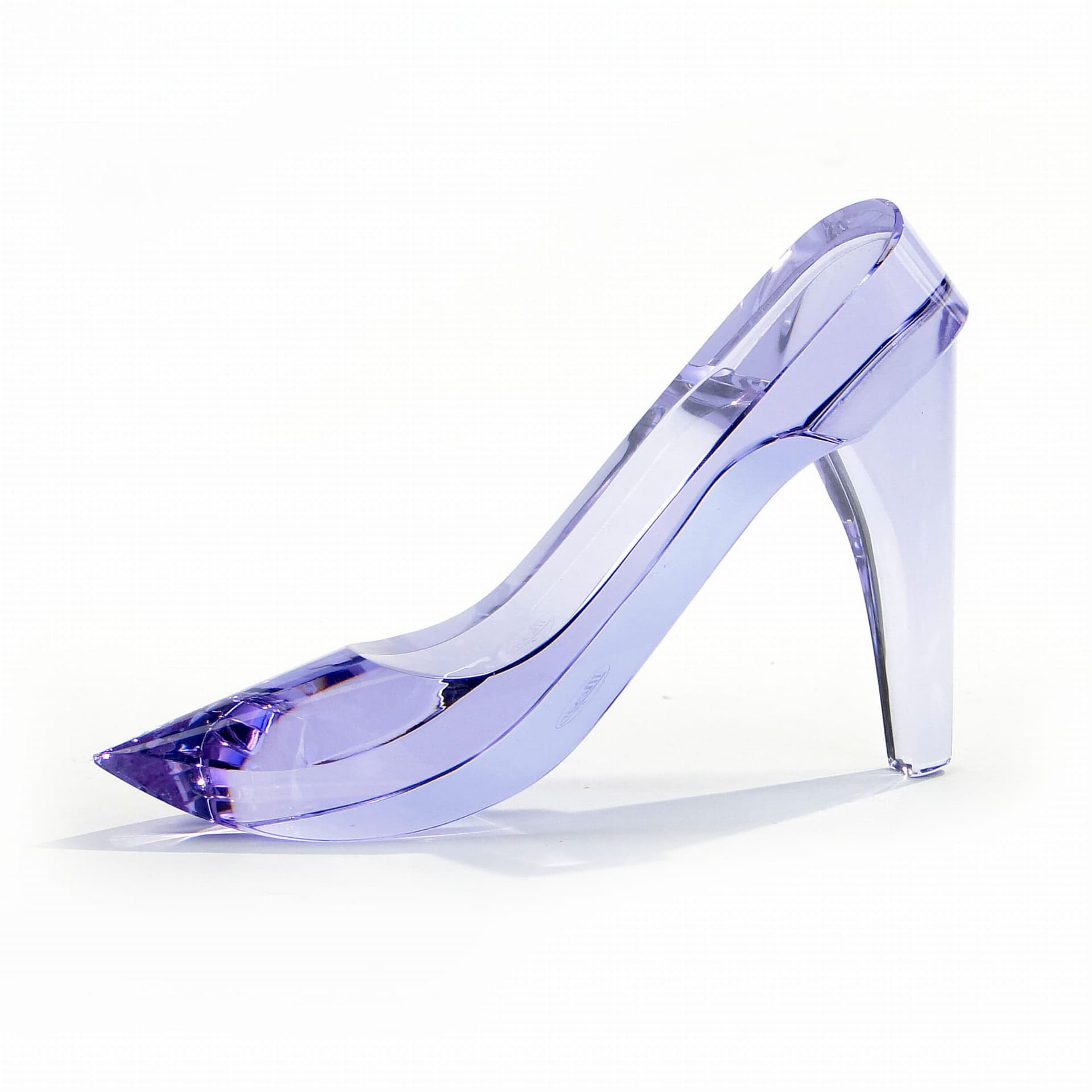 Przycisk do papieru, Art déco, kryształ fioletowy, Moser, Czechosłowacja, lata 30. - 191314