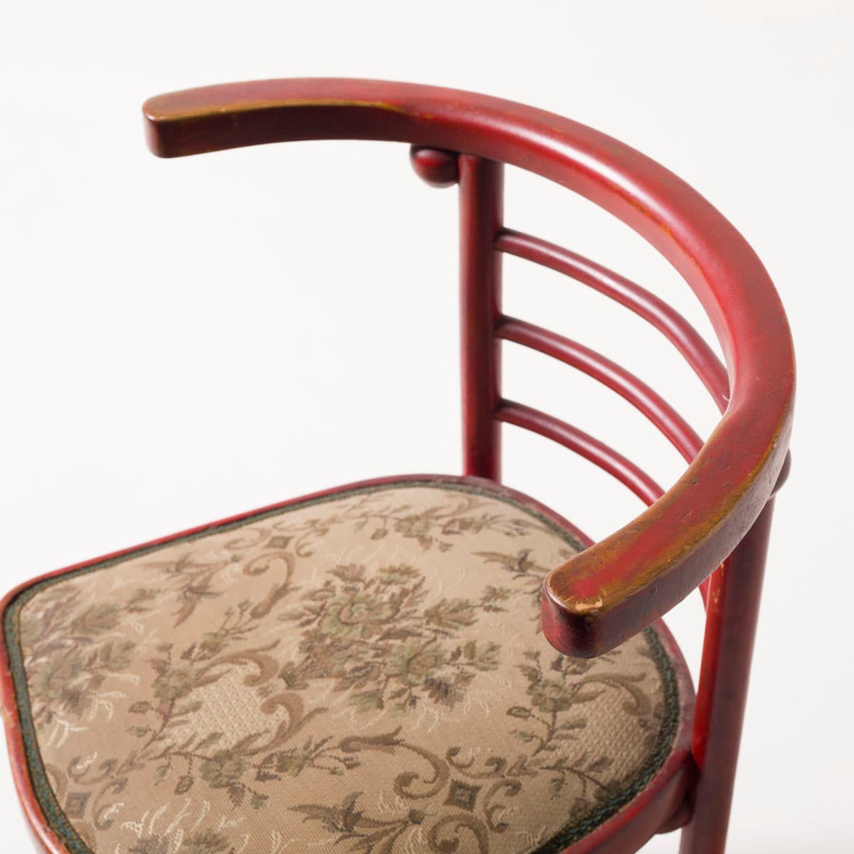 Krzesło Fledermaus 728, drewno brązowy ciemny, proj. J. Hoffmann, Austria, początek XX w. - 191363