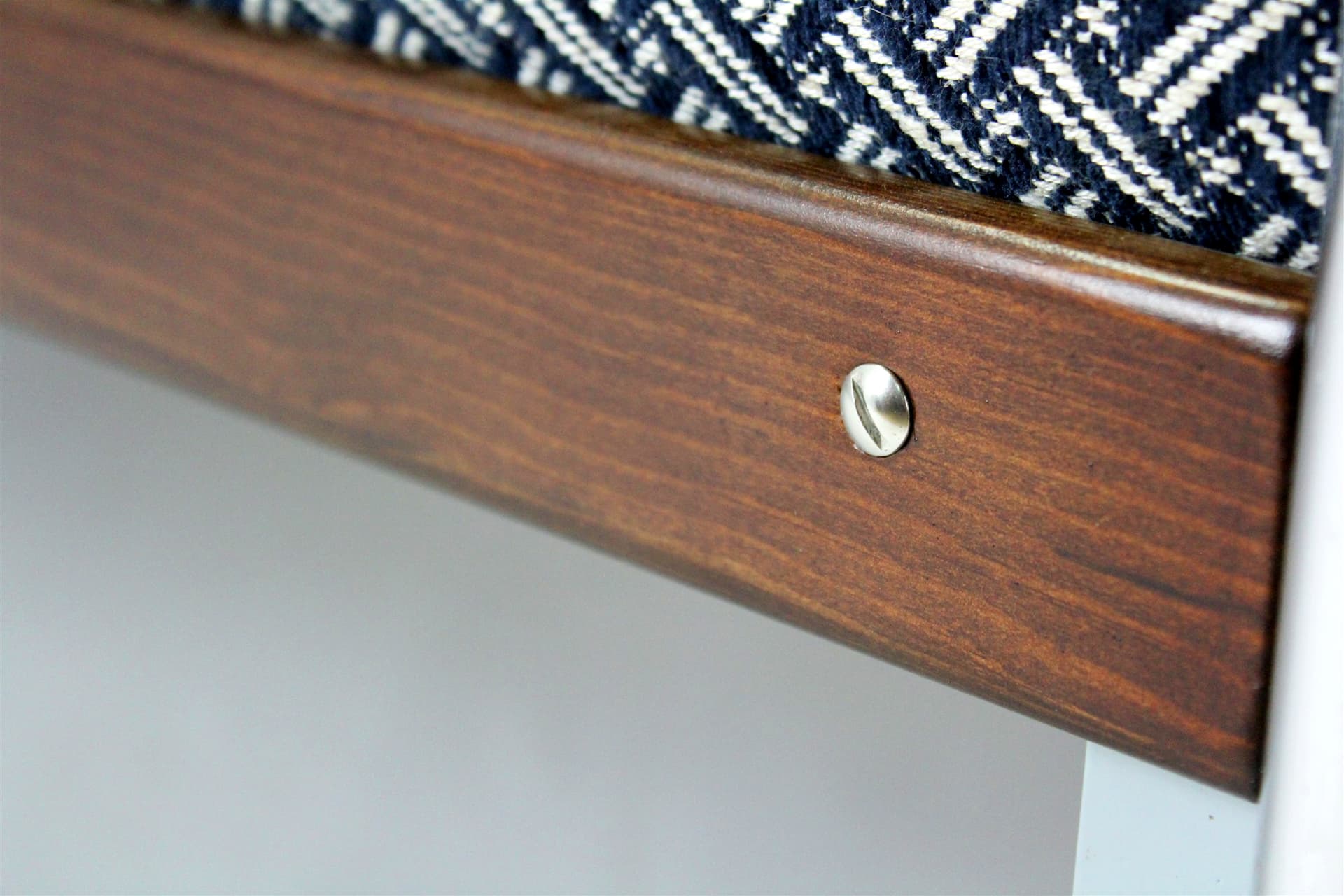 Sofa C10, szary, tkanina, stal chromowana, drewno, proj. R. Slezak, Czechy, lata 30. - 191570