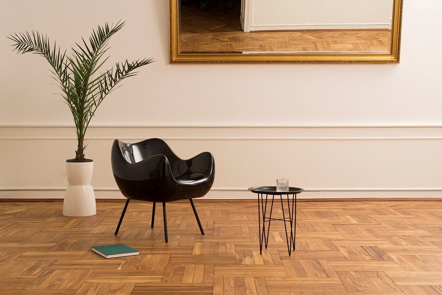 Fotel RM58 Classic czarny, proj. R. Modzelewski, VZÓR - 1585