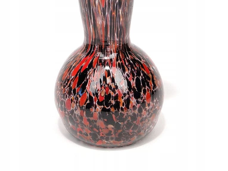 Wazon mozaikowy, multikolor, szkło, Kralik, Czechy, lata 30. - 191634