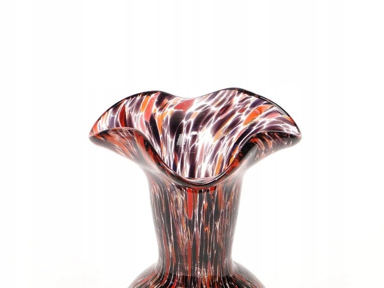 Wazon mozaikowy, multikolor, szkło, Kralik, Czechy, lata 30. - 191633