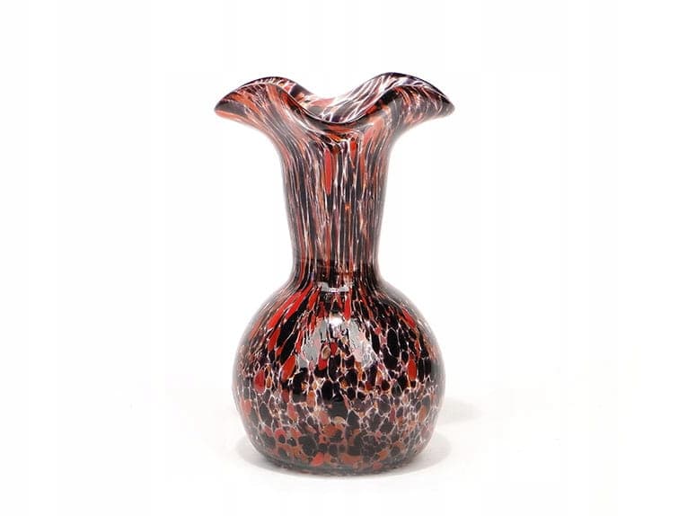 Wazon mozaikowy, multikolor, szkło, Kralik, Czechy, lata 30. - 191632