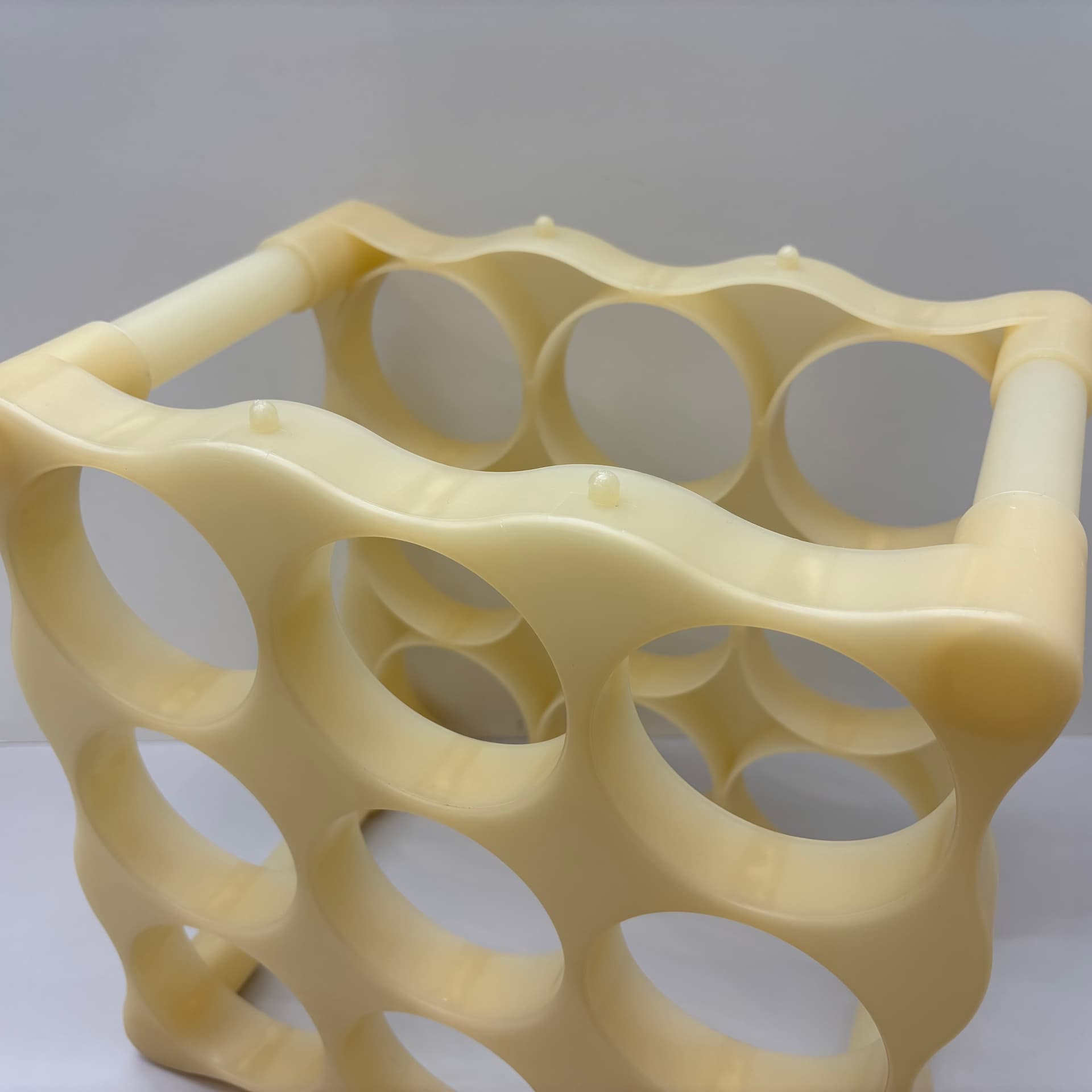 Wine rack, blue plastic, Denmark, 1990s. - 191720