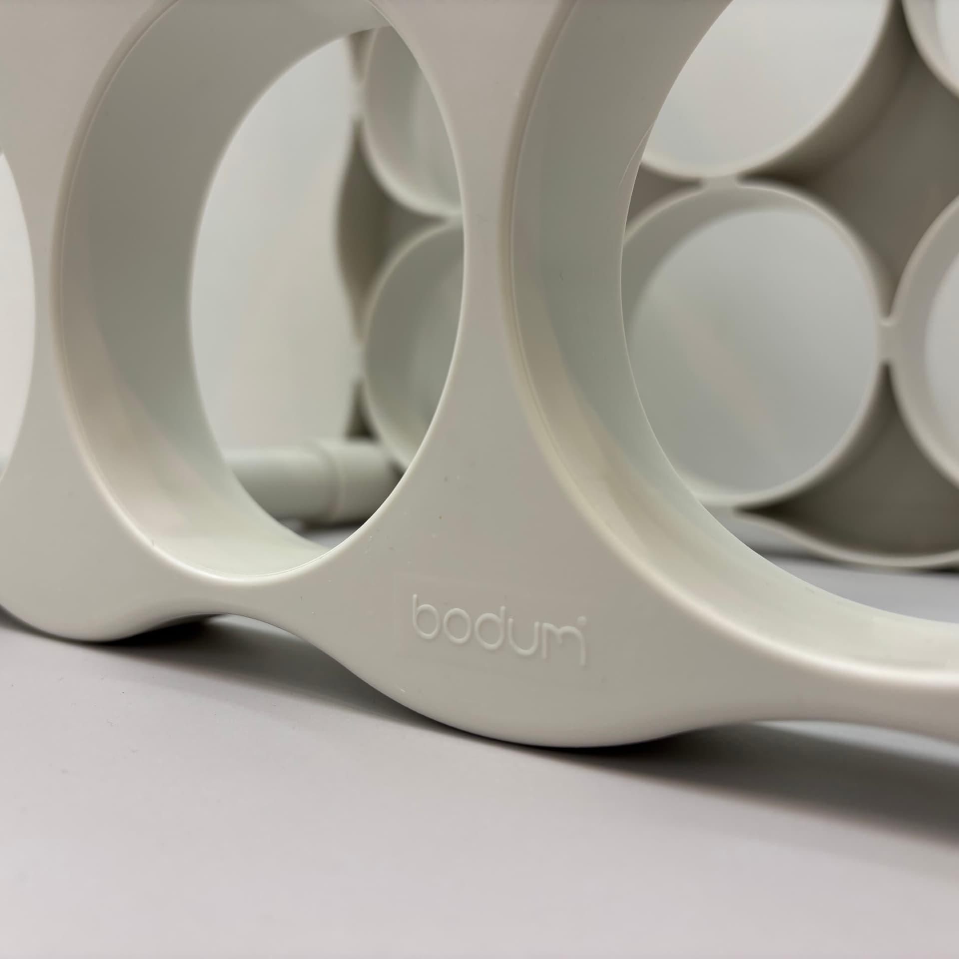 Wine rack, blue plastic, Denmark, 1990s. - 191723