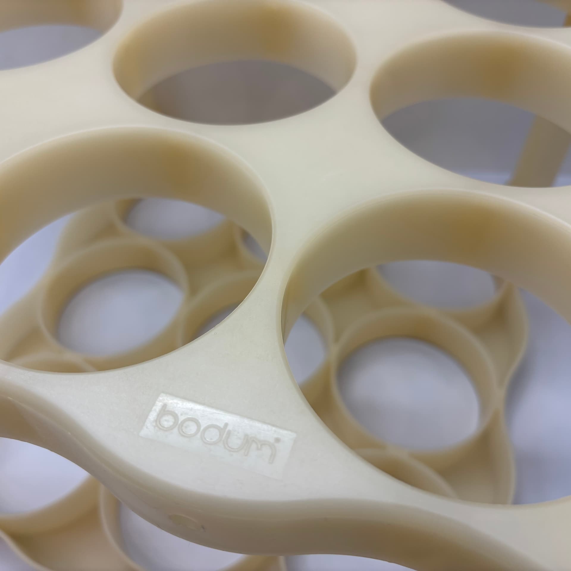 Wine rack, blue plastic, Denmark, 1990s. - 191719