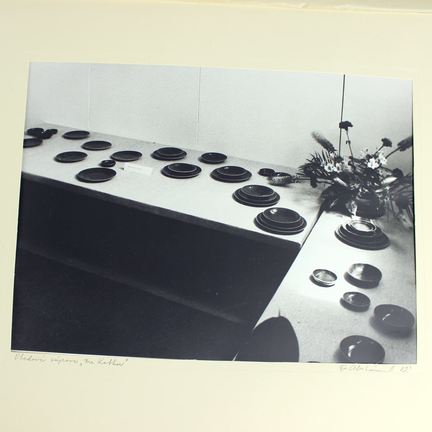 Zestaw czterech fotografii artystycznych, czarno-białe, proj. D. Abrahámová, Czechosłowacja, lata 80. - 191834